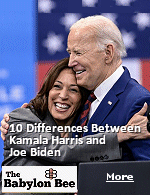 Poor Kamala has struggled during interviews to think of any differences between herself and President Biden, so the Babylon Bee has graciously decided to help her out! Here is a helpful list of the ten clear, distinct differences between Kamala Harris and Joe Biden: